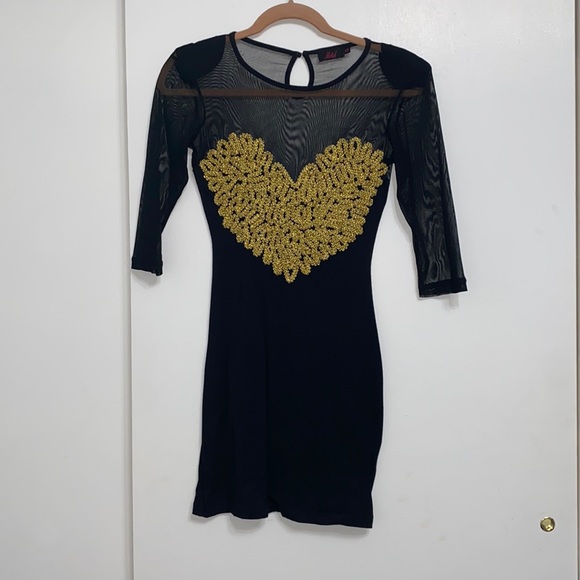 Motel Rocks Heart Dress - Picture 3 of 5